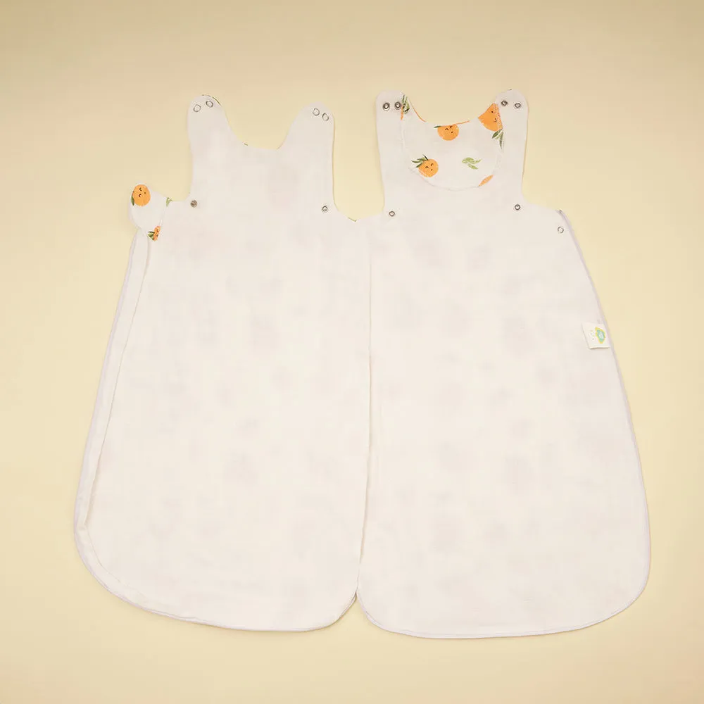 Bamboo Muslin Sleeping Bag - Citrus