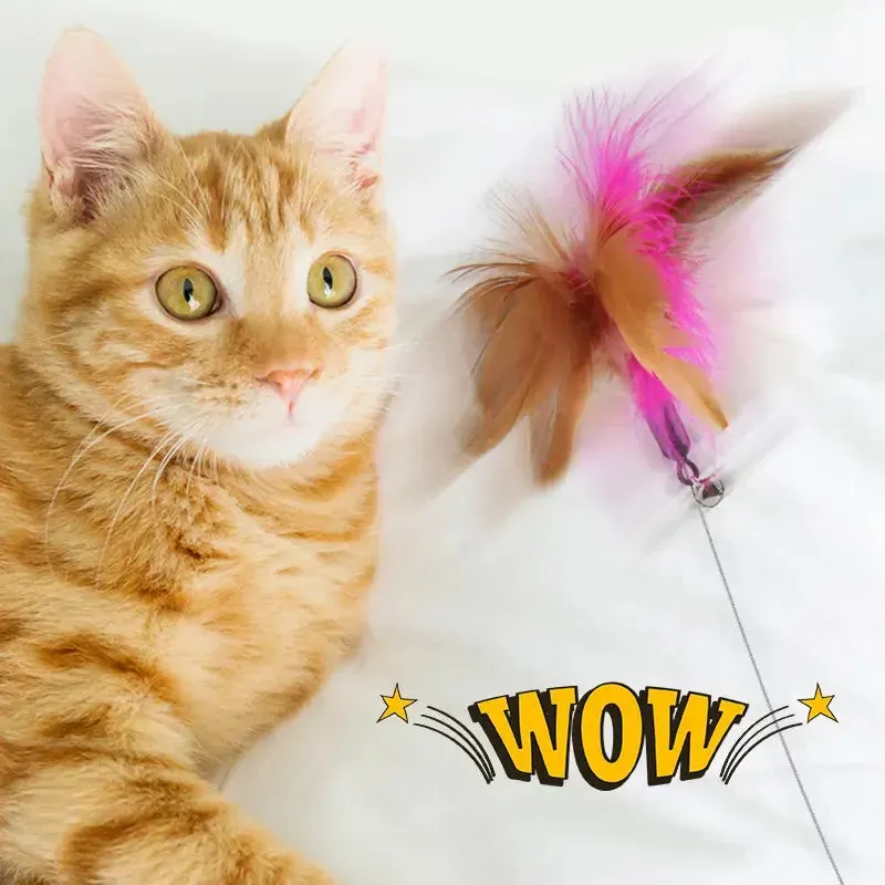 Cat Toys Feather Collar Self-healing