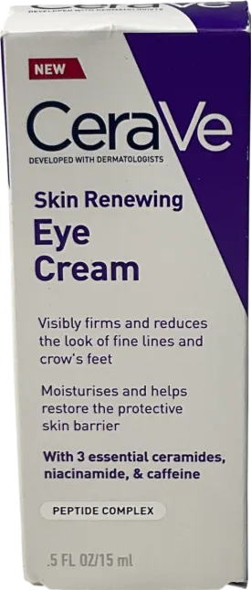 Cerave Renewing Eye Cream With Peptide Complex & Caffeine For Brighter 15ml