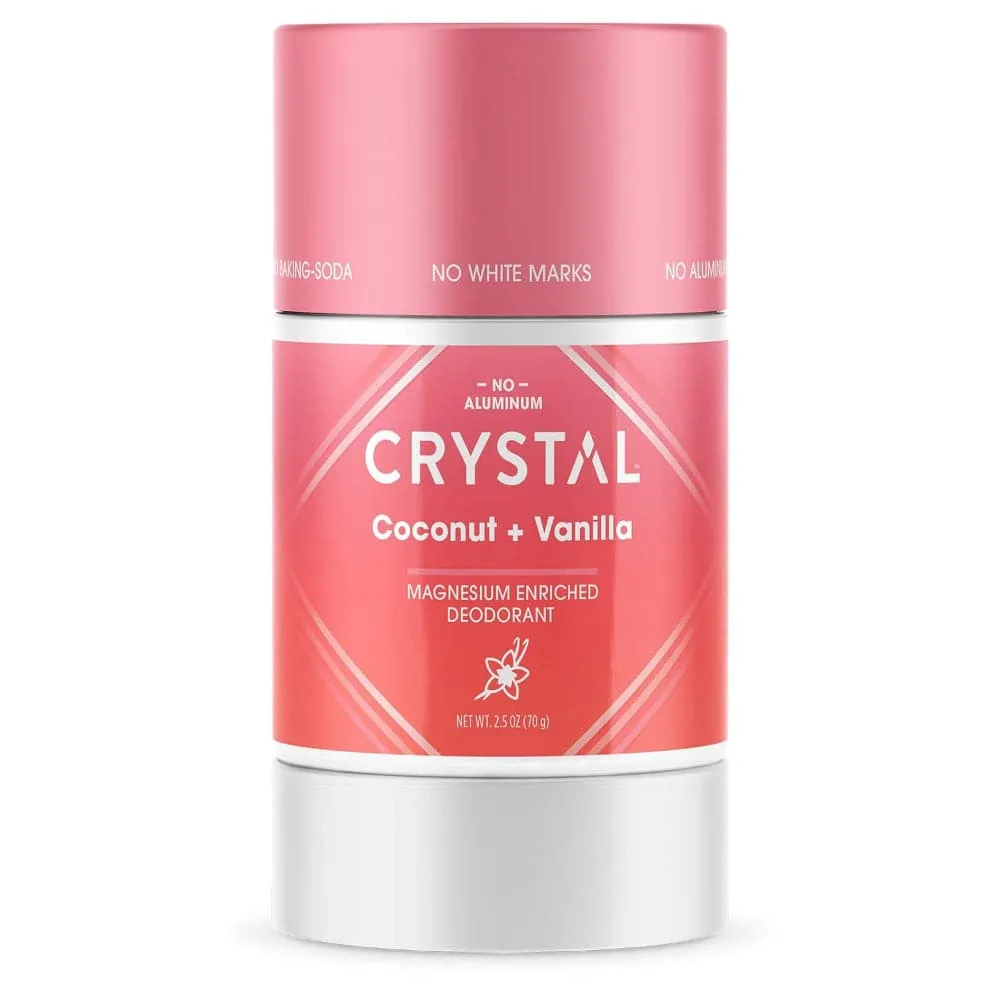 Crystal - Magnesium Enriched Deodorant Coconut   Vanilla, 2.5 Oz