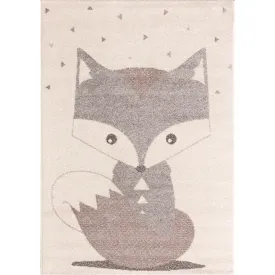 Cute Fox dim colour carpet