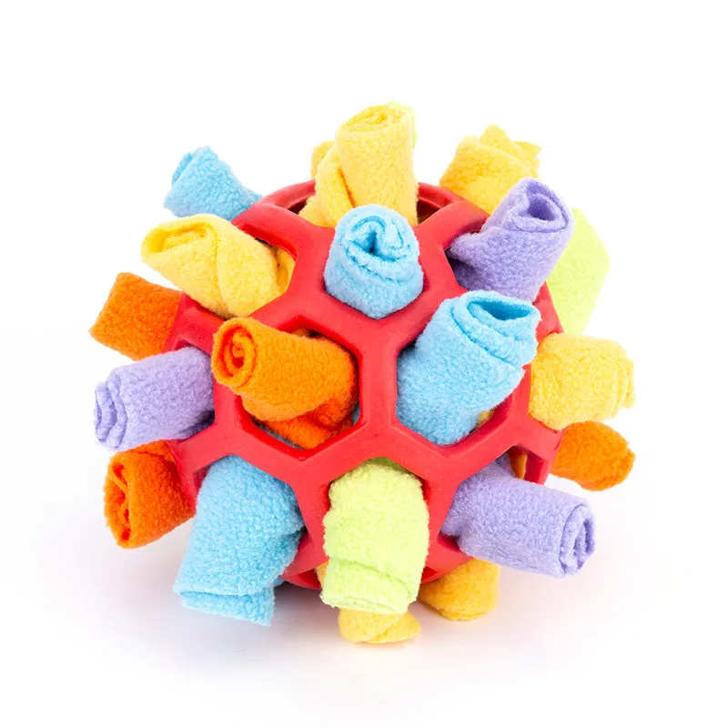 Dog Sniff & Snack Puzzle Snuffle Ball Toy