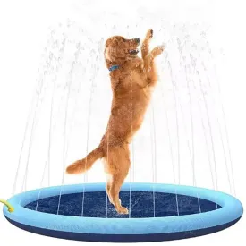 Dog Sprinkler Splash Pad – Fun & Safe Water Play for Dogs