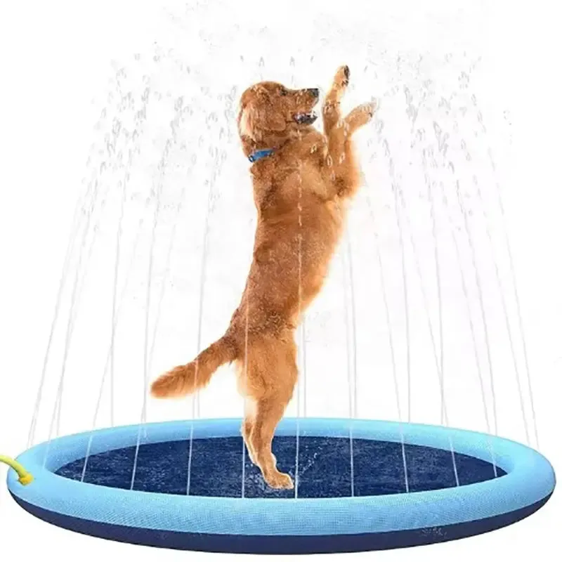 Dog Sprinkler Splash Pad – Fun & Safe Water Play for Dogs