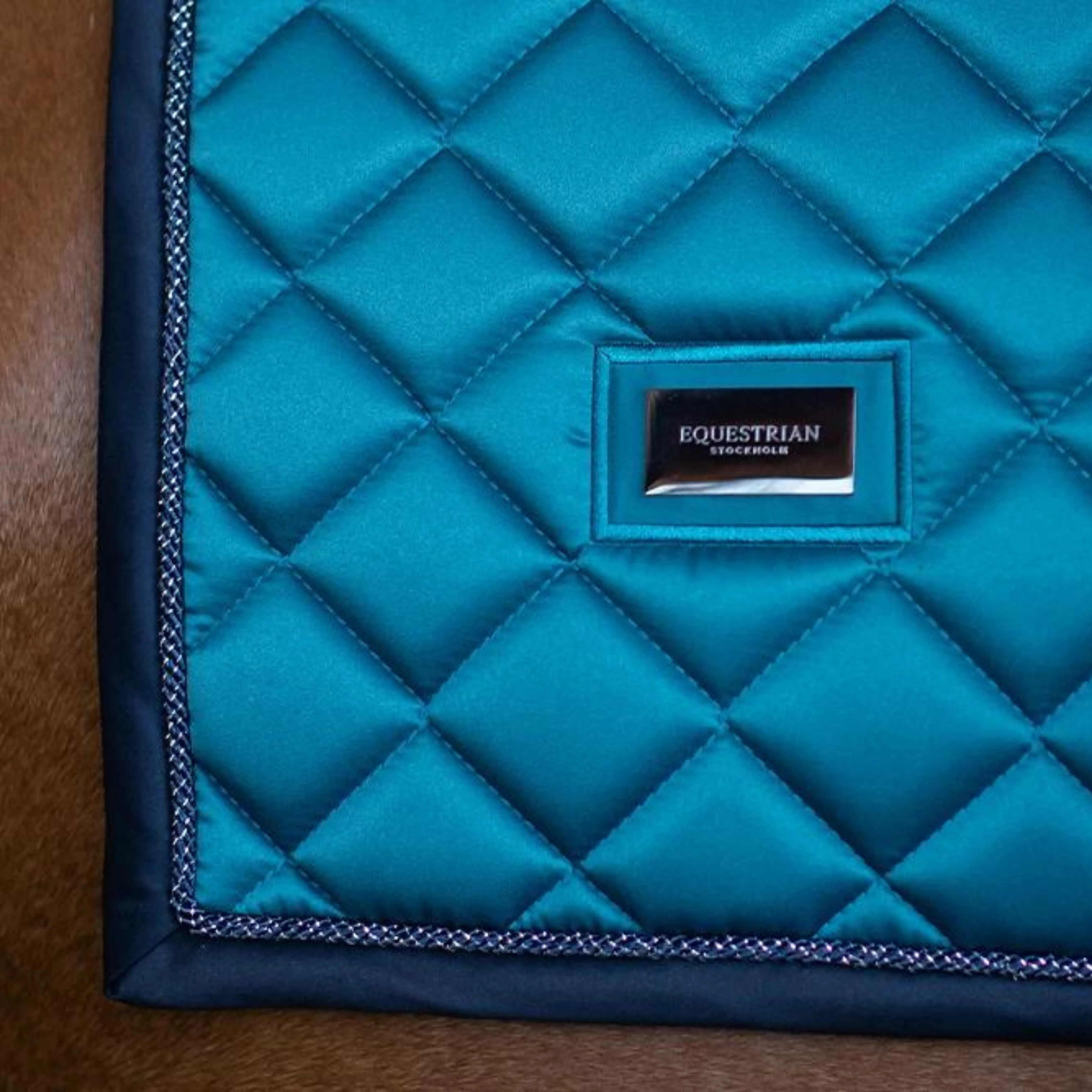 Equestrian Stockholm Dressage Pad - Aurora Blues