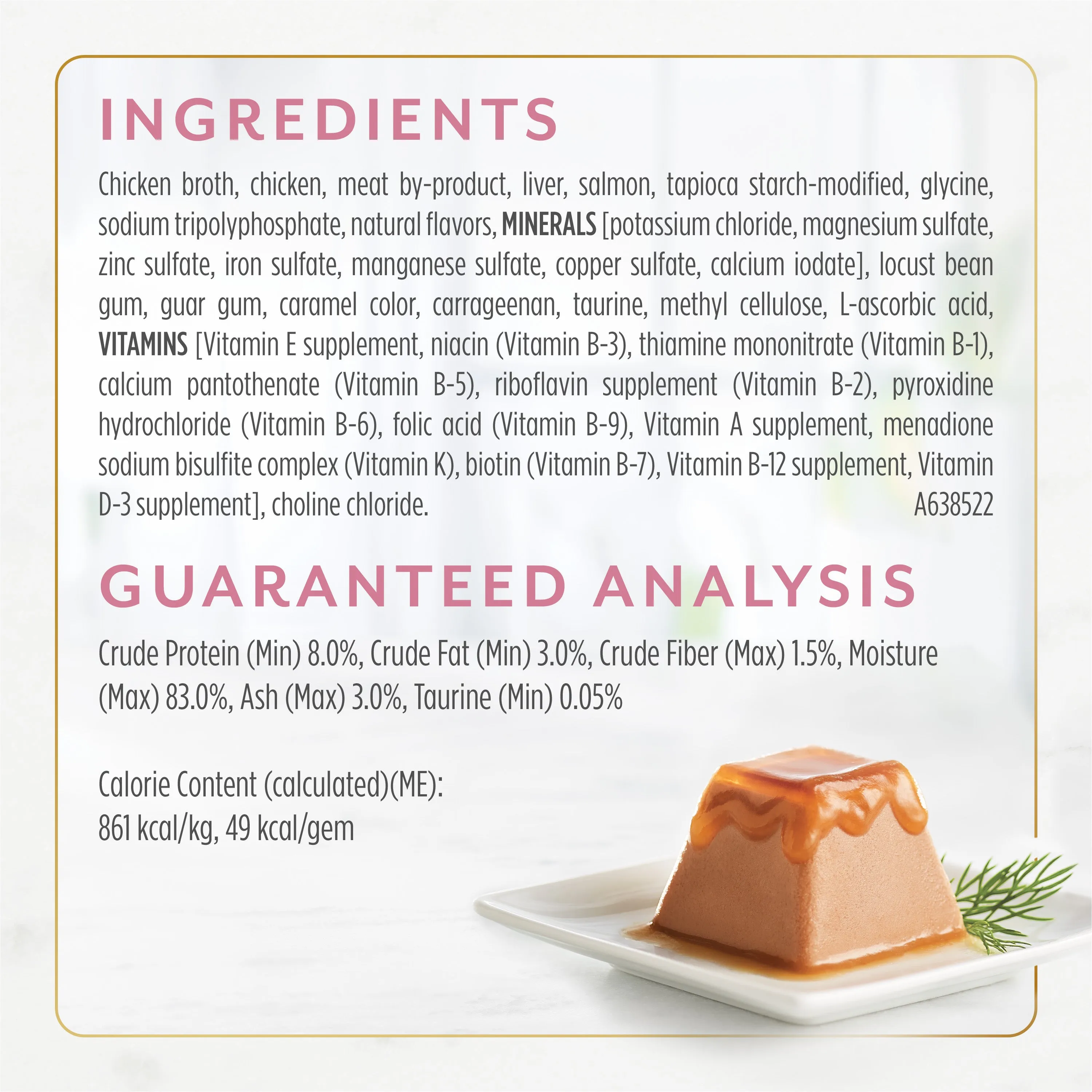 Fancy Feast Gems Mousse Pate, 12ct Salmon (Dual Packs - 24 Entrees)
