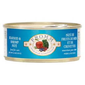 Fromm Four-Star Nutritionals Seafood & Shrimp Paté Food for Cats