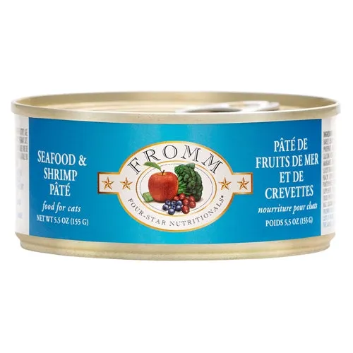 Fromm Four-Star Nutritionals Seafood & Shrimp Paté Food for Cats