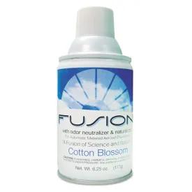 Fusion Metered Aerosols, Cotton Blossom, 6.25 Oz Aerosol Spray, 12/carton