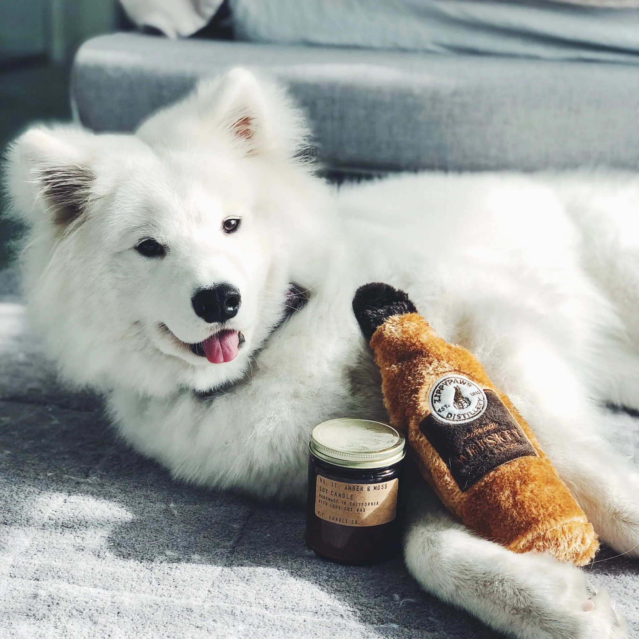 Happy Hour Crusherz Dog Toy - Whiskey