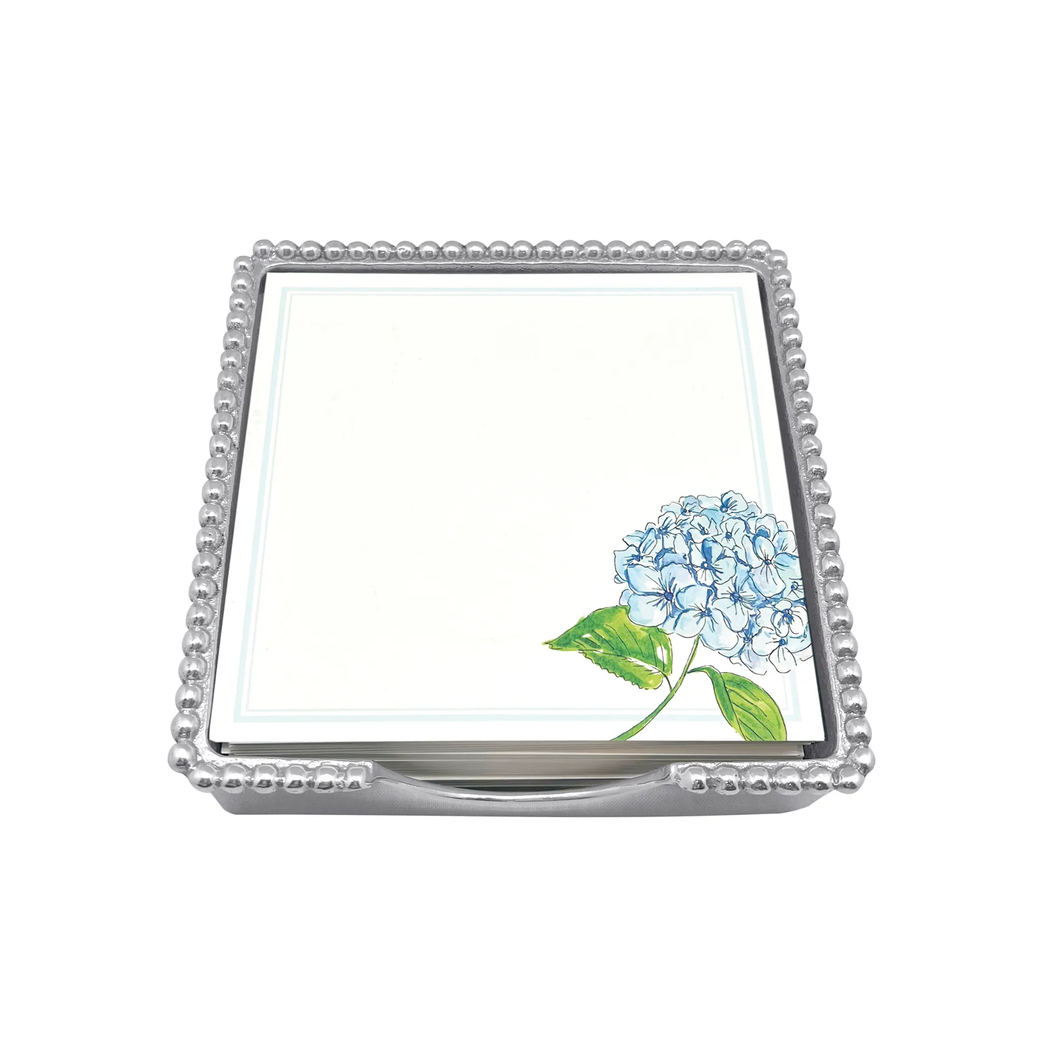 Hydrangea Beaded Note Pad Set