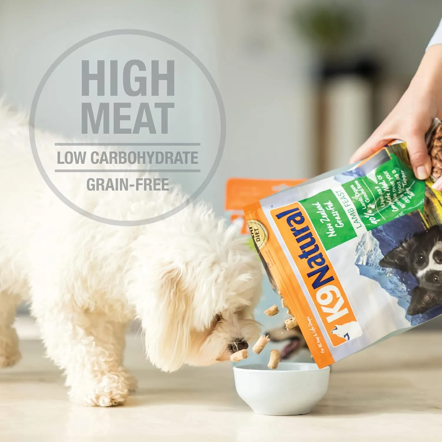 K9 Natural - Grain Free Freeze Dried Dog Food - Hoki & Beef, 4lb