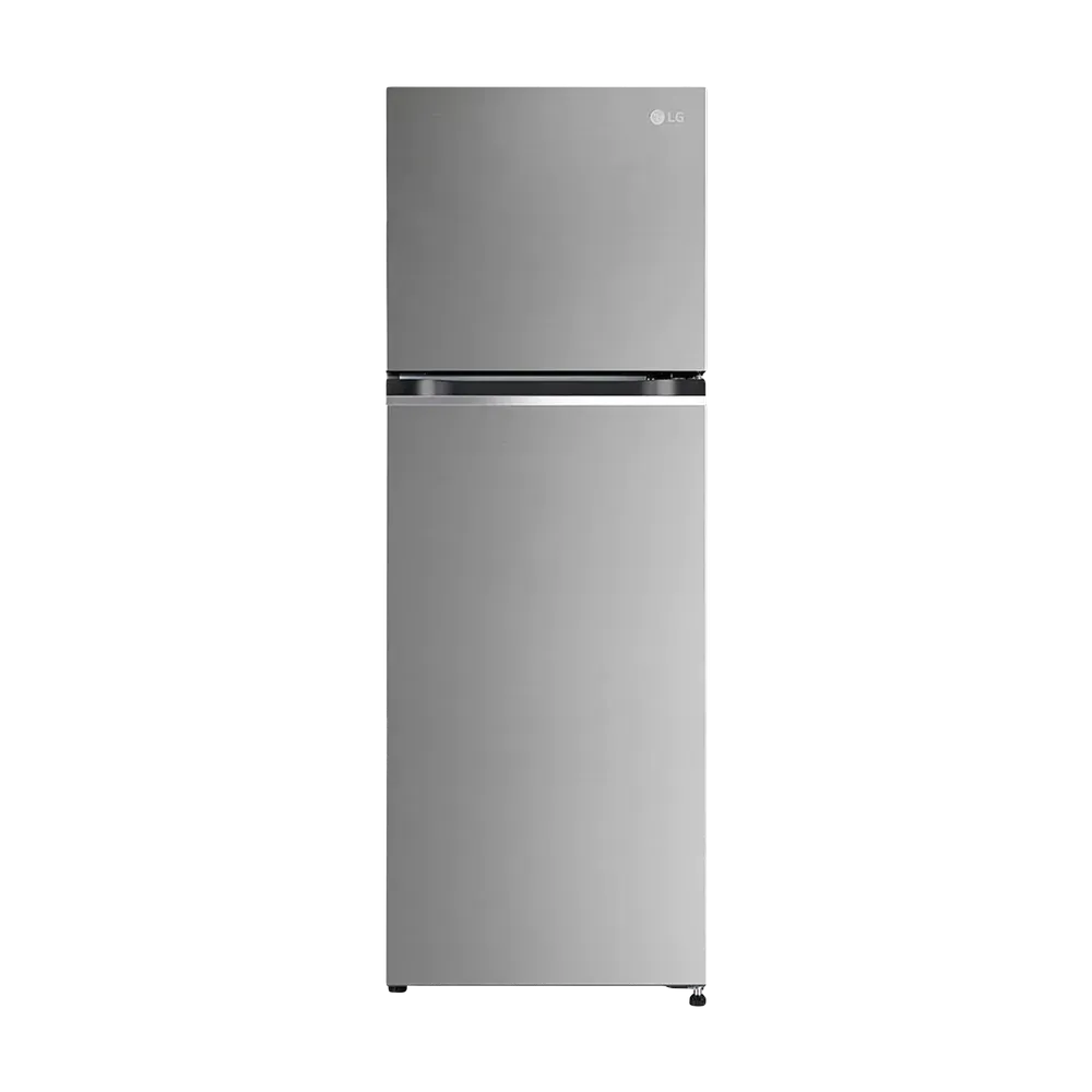 LG GL-N262SPZX 246L 3 Star Frost Free Double Door Refrigerator  Smart Inverter Compressor | Shiny Steel Finish