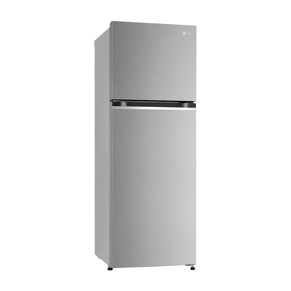 LG GL-N262SPZX 246L 3 Star Frost Free Double Door Refrigerator  Smart Inverter Compressor | Shiny Steel Finish