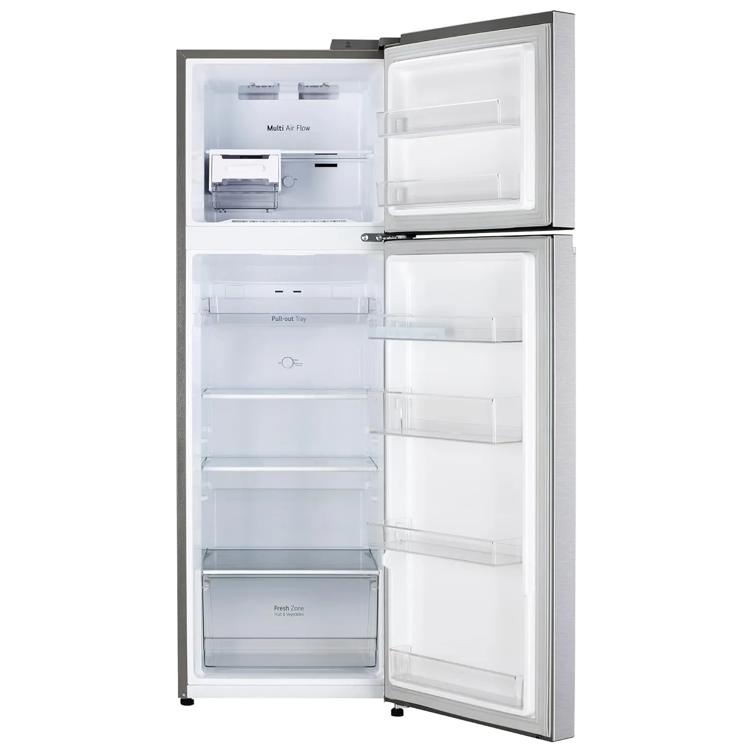 LG GL-N312SDSY 272 L Frost-Free Double Door Refrigerator | Smart Inverter Compressor | Express Freeze | 2 Star Energy Rating | Dazzle Steel