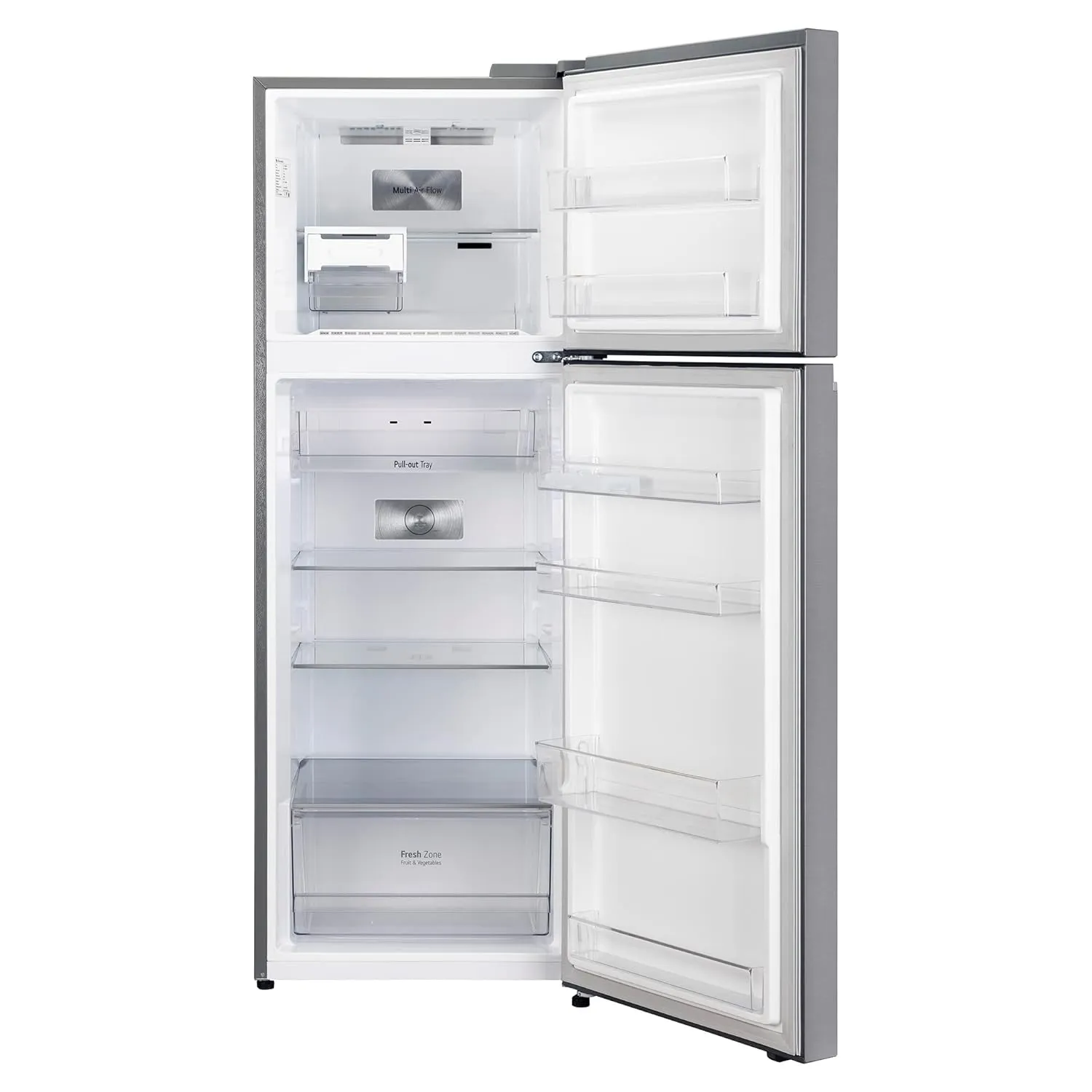 LG GL-N382SDSY 343 L 2 Star Frost-Free Smart Inverter Double Door Refrigerator ( Dazzle Steel, Express Freeze)