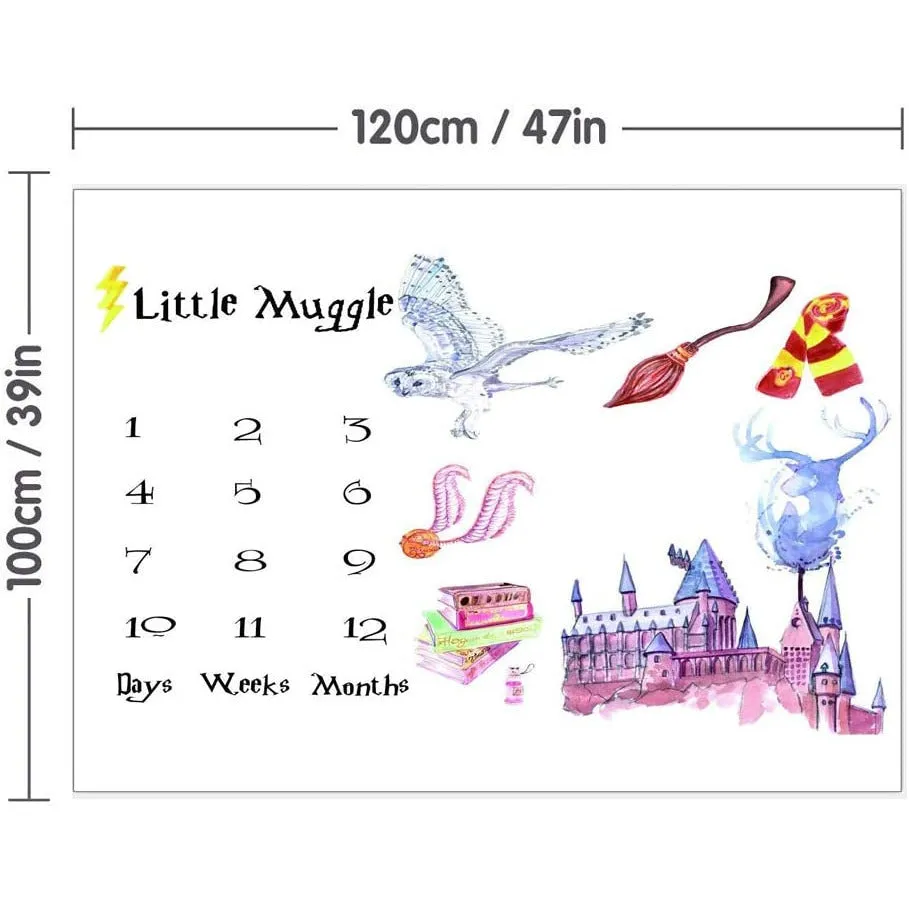 Little Muggle Milestone Blanket