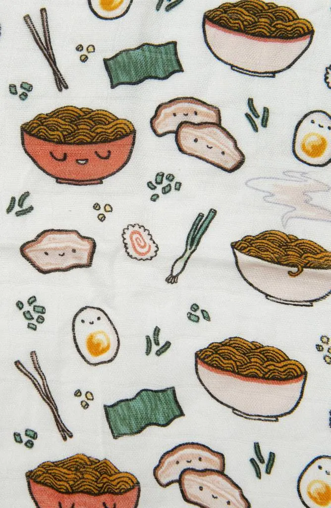 Luxe Muslin Swaddle - Ramen by Loulou Lollipop