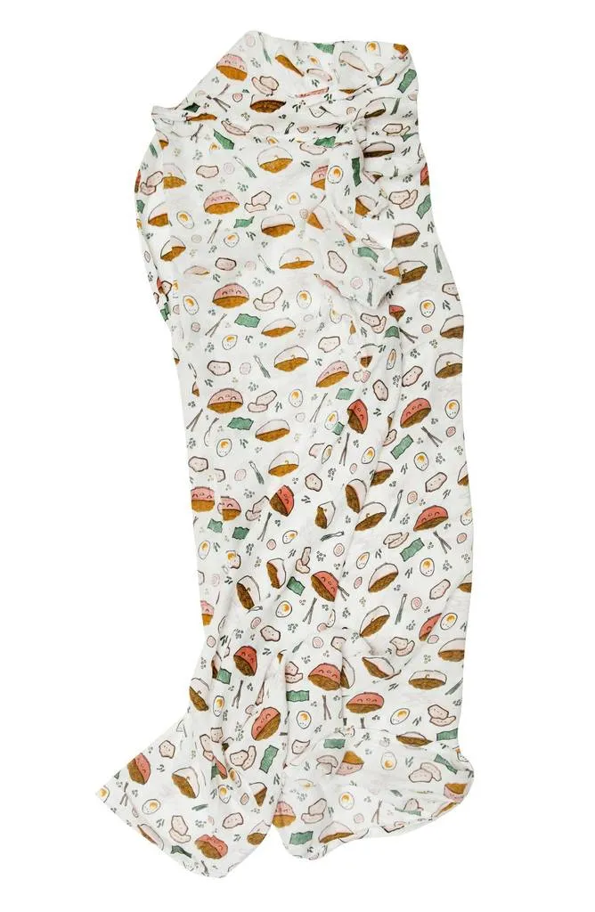 Luxe Muslin Swaddle - Ramen by Loulou Lollipop