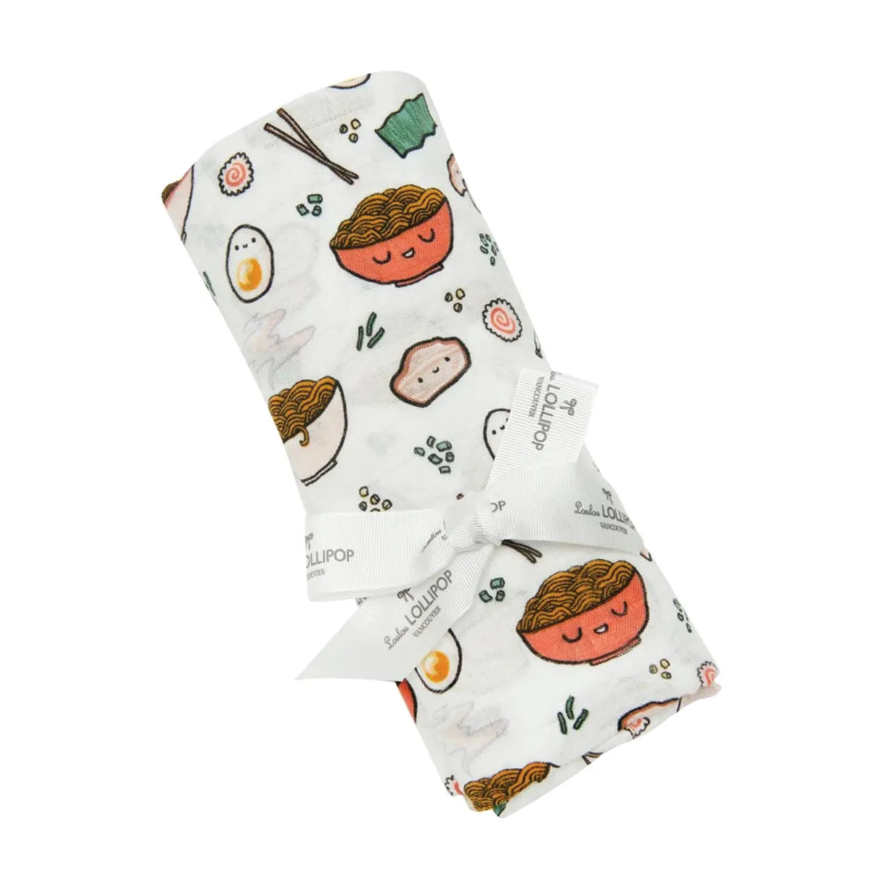 Luxe Muslin Swaddle - Ramen by Loulou Lollipop