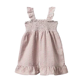 Nature Baby Gala Dress - Twilight Check