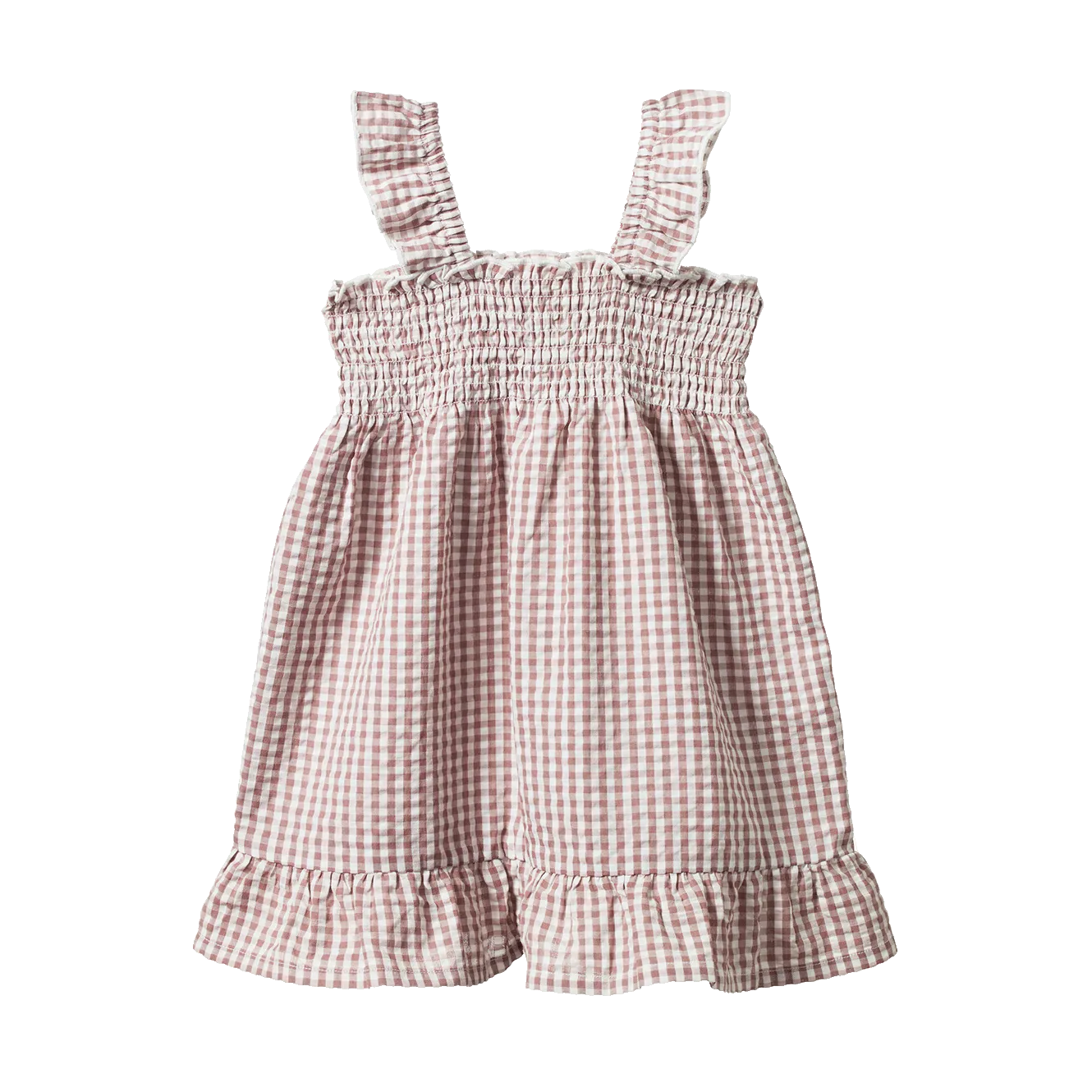 Nature Baby Gala Dress - Twilight Check