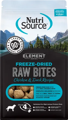 NutriSource Element Series Freeze-Dried Chicken & Duck Recipe 2.5oz Bites