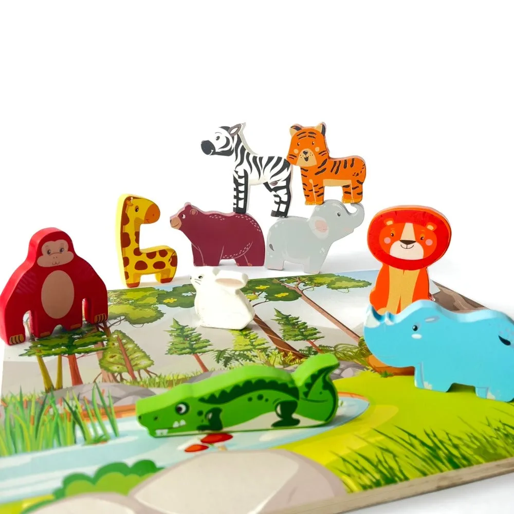 Open Ended Chunky Puzzle - Animals