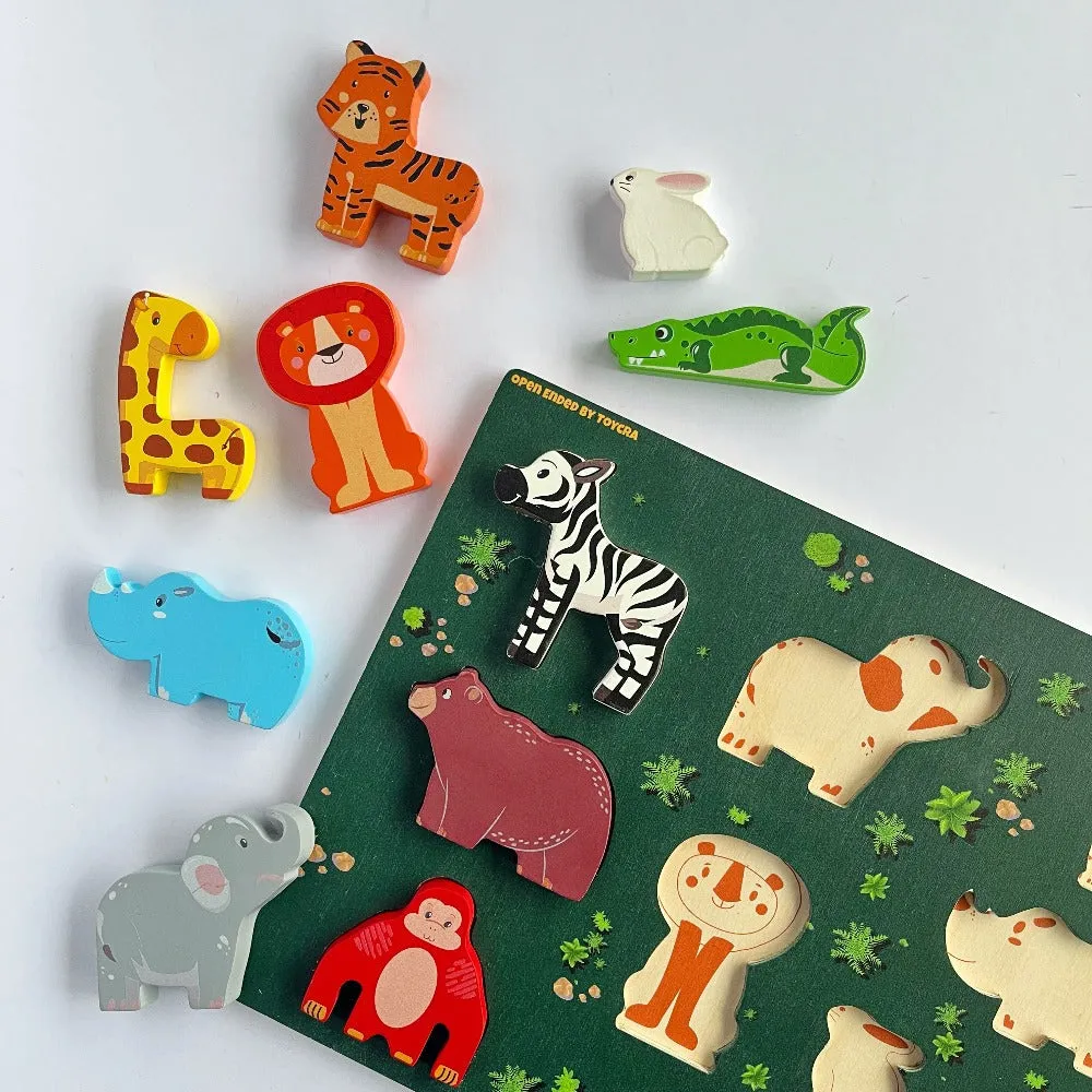 Open Ended Chunky Puzzle - Animals