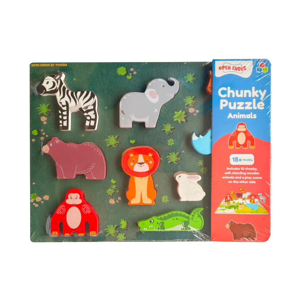 Open Ended Chunky Puzzle - Animals