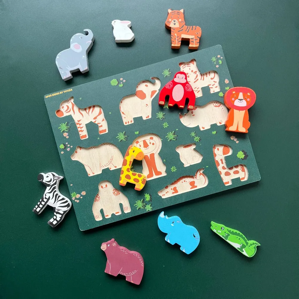 Open Ended Chunky Puzzle - Animals