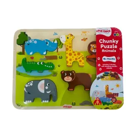 Open Ended Chunky Puzzle New Design- Animals