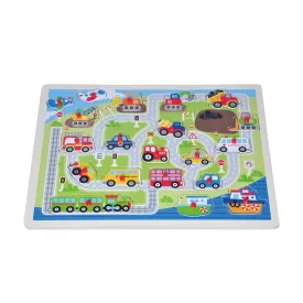 Open Ended Giant Peg Puzzle - Vehicles