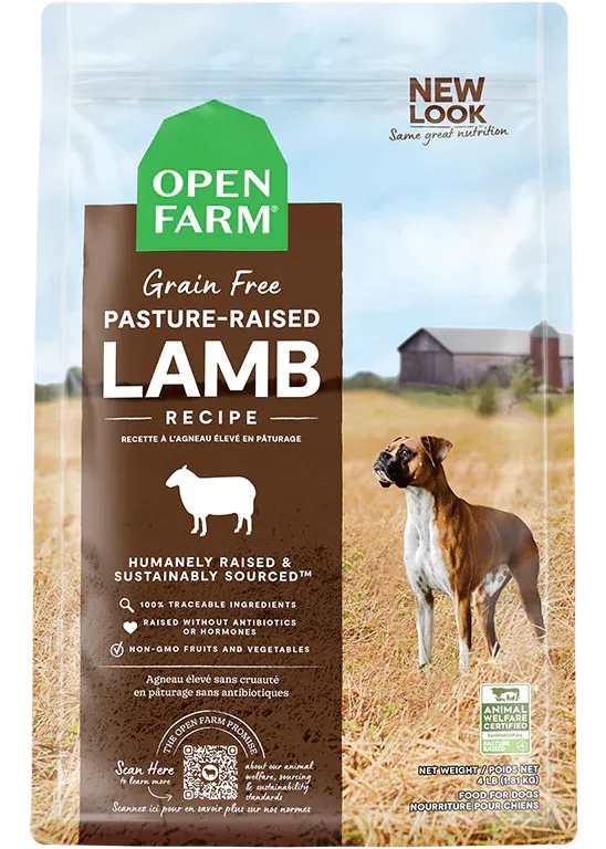 Open Farm - Grain Free Pasture Raised Lamb - Dry Dog Food