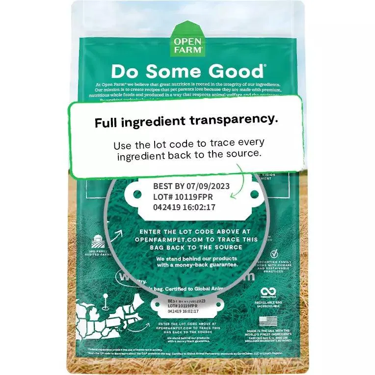 Open Farm Puppy Dry Dog Food Chicken & Salmon Recipe