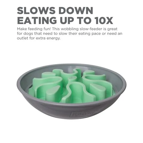 Outward Hound Fun Feeder Wobble Slo-Bowl Multicolour