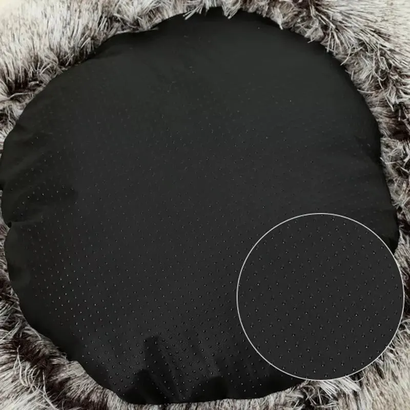 remium Plush Round Cat Bed – 2-in-1 Winter Pet Nest & Sleep Cushion for Cats & Small Dogs