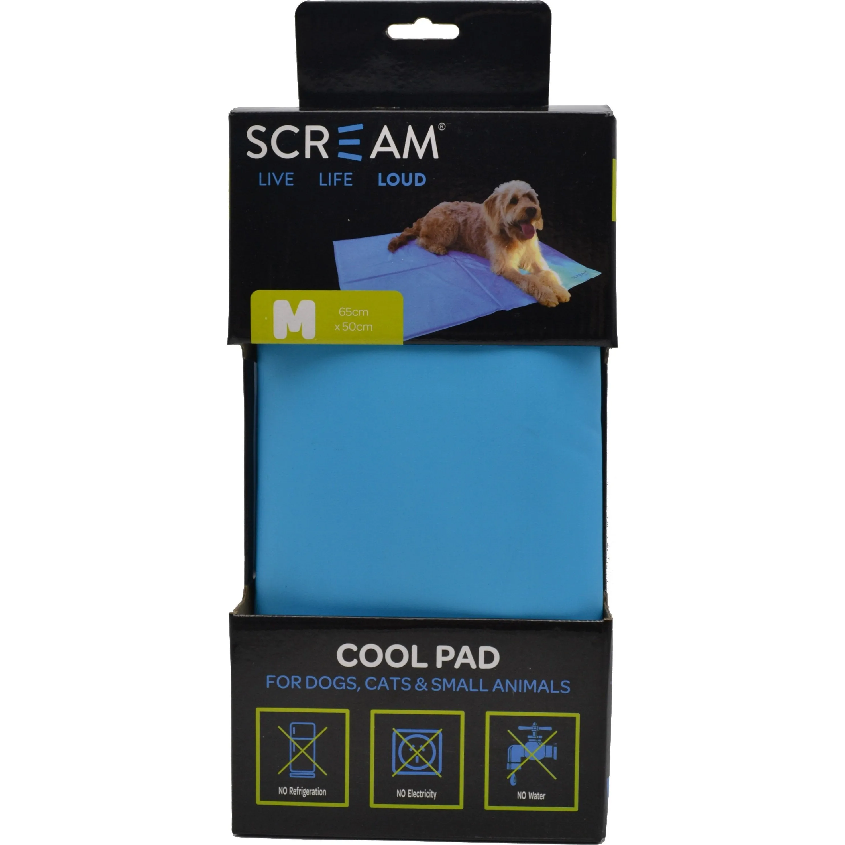 Scream Cool Pad Blue Medium {)_(}