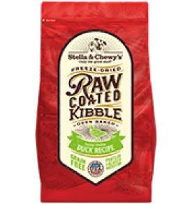 Stella & Chewy's Dry Dog Food Raw Coated Grain-Free Cage-Free Duck Recipe