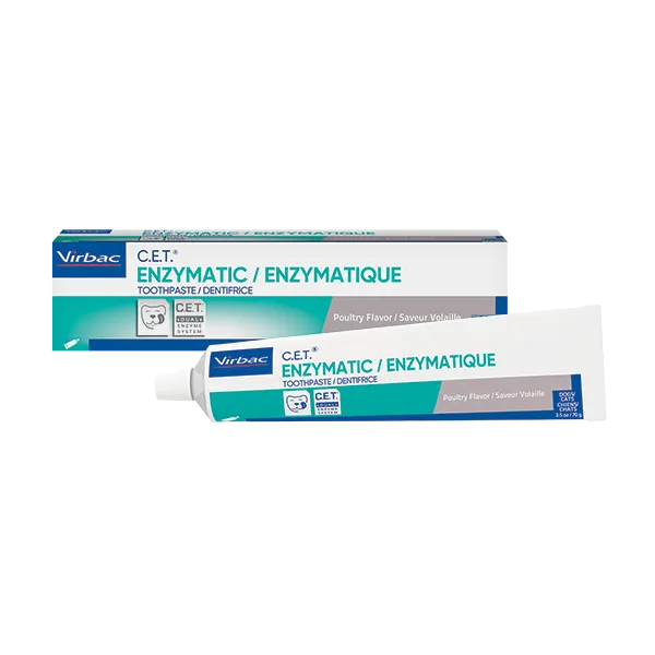 Virbac C.E.T.® Enzymatic Toothpaste, For Dogs And Cats - Poultry Flavor, 2.5-oz Tube